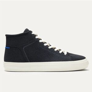 Rothys The High Top lace-up Sneaker Black 149-001 women size 8.5